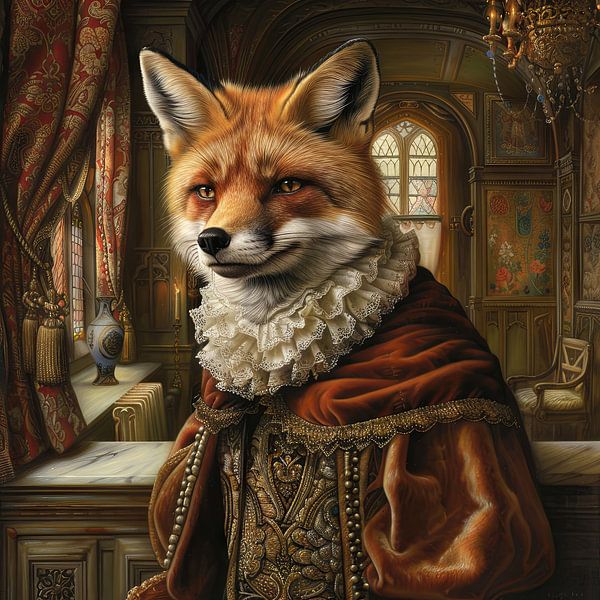 Fuchs im Barockstil