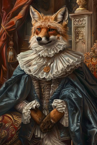 Fuchs im Barockstil