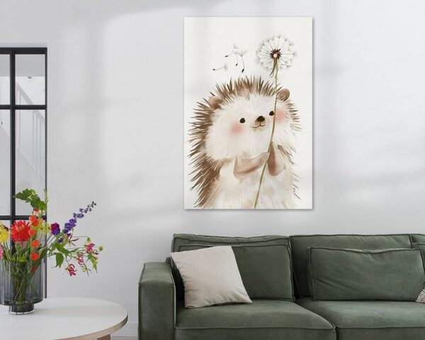 Igel Illustration für Kinderzimmer