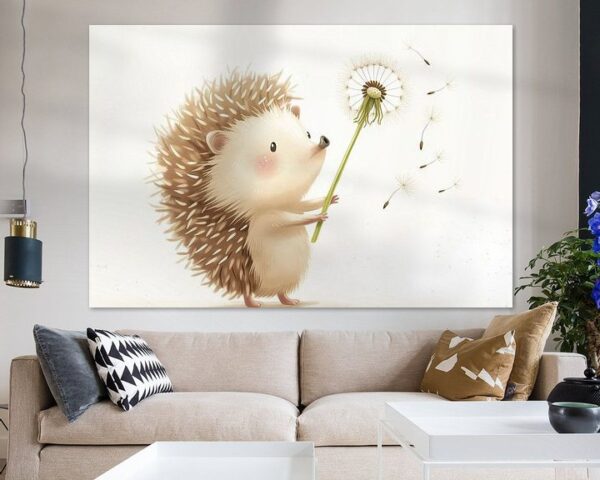 Igel Illustration für Kinderzimmer