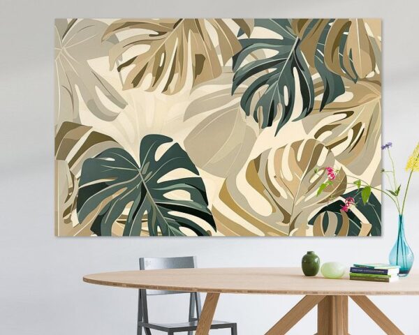 Monstera Blätter Illustration