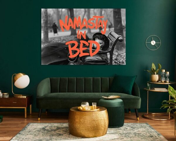 Schlafzimmer Poster mit Spruch