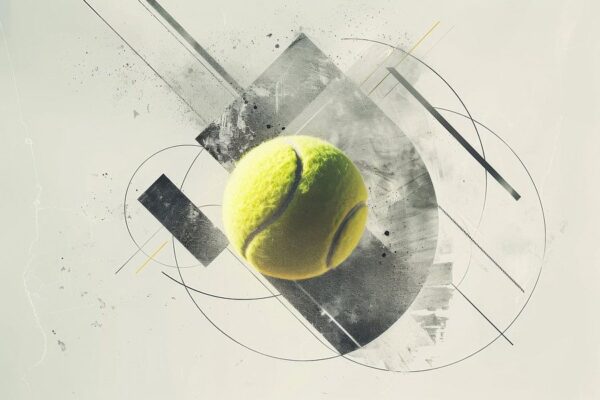 Tennisball Abstraktion