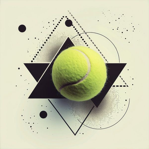 Tennisball Abstraktion