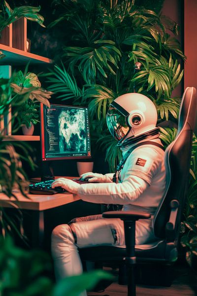 Astronaut im Dschungel der Games