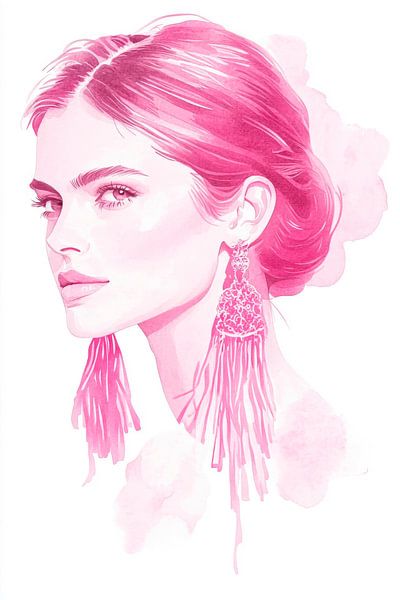 Feminine Eleganz in Rosa