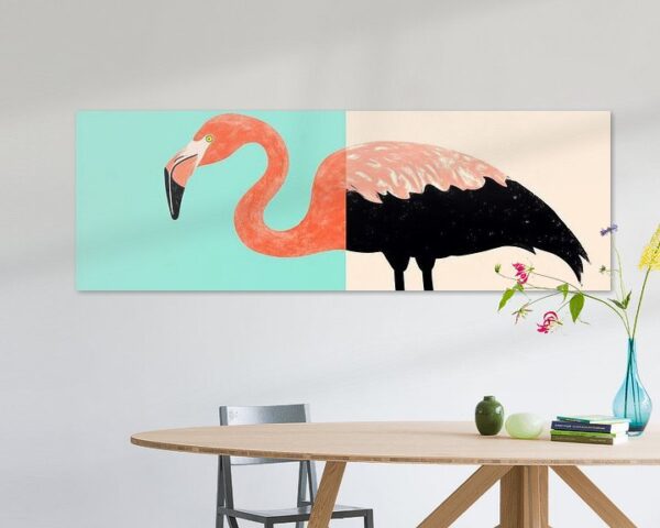 Flamingo im einzigartigen Design