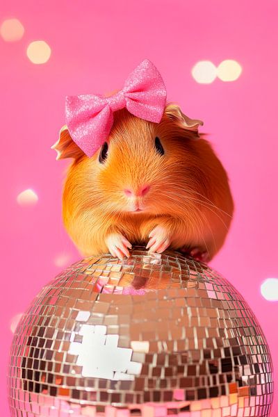 Guinea Pig auf der Disco-Kugel