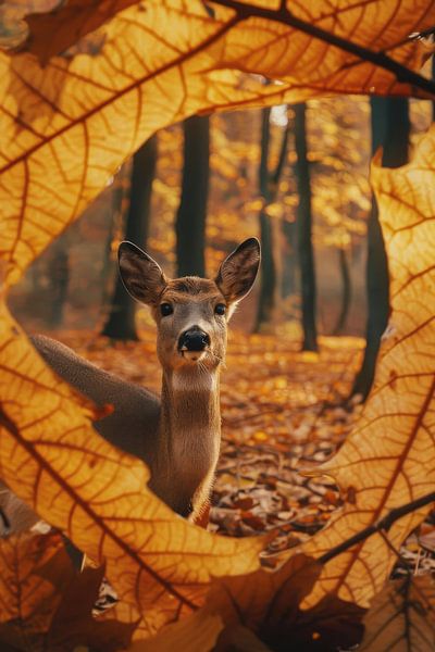 Reh im Wald