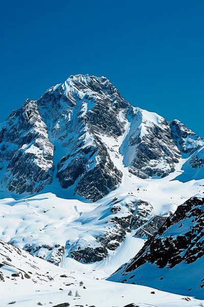 Winterliche Berglandschaft im Schnee