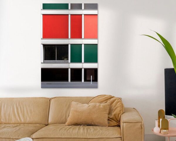 Buntes Architekturdesign in Farben