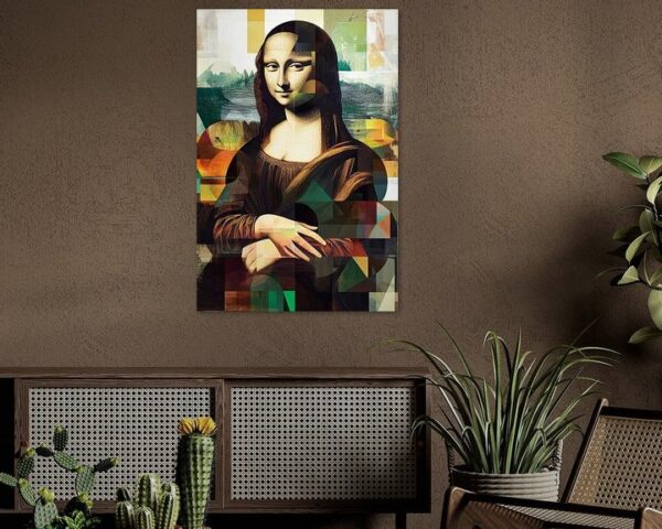 Moderne Mona Lisa in Farbenfrohheit