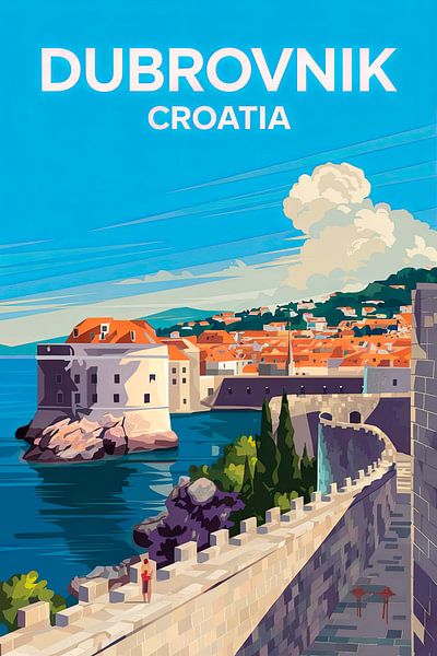 Dubrovnik, Kroatien.