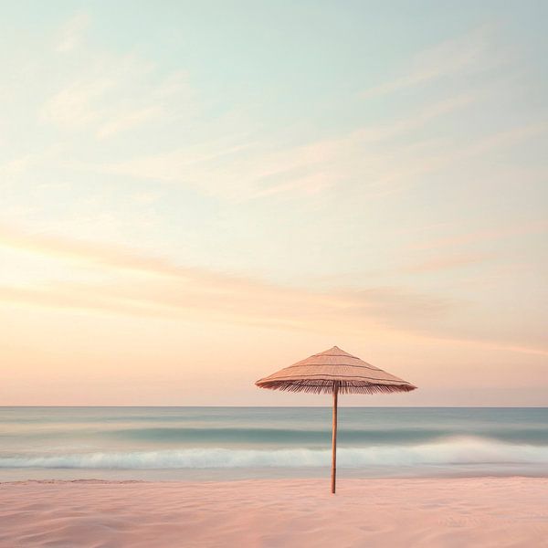 Ruhe am Strand bei Sonnenuntergang