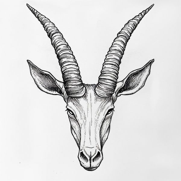 Antilope Kopf