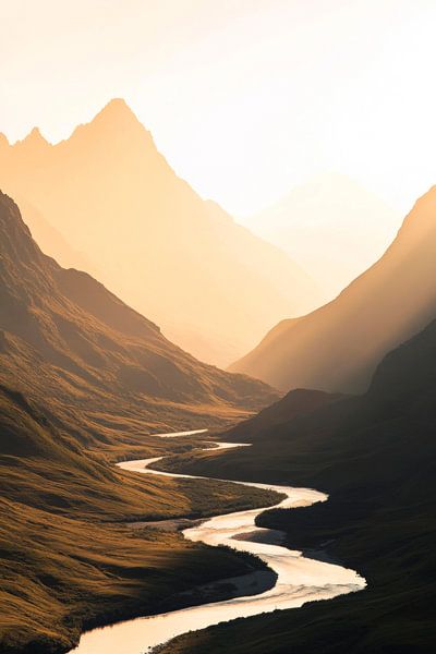 Berglandschaft Fluss