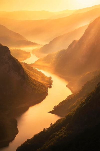 Berglandschaft Fluss