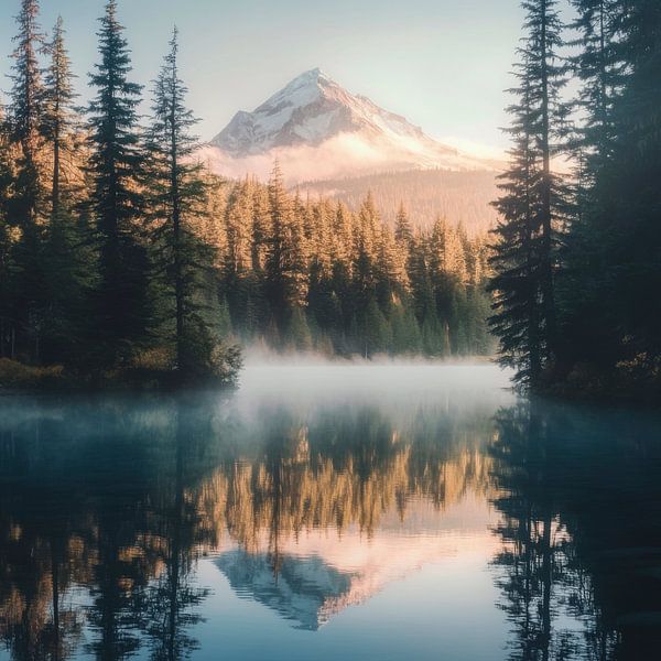 Bergsee Morgenstimmung