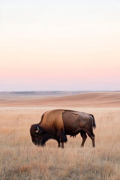 Bison in der Prärie