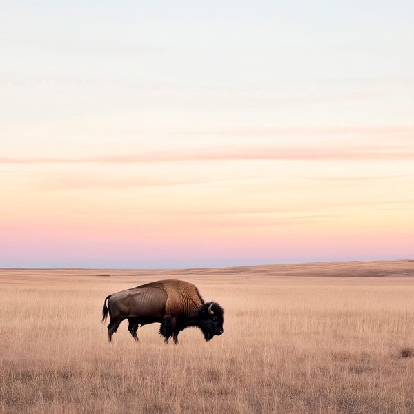 Bison in der Weite