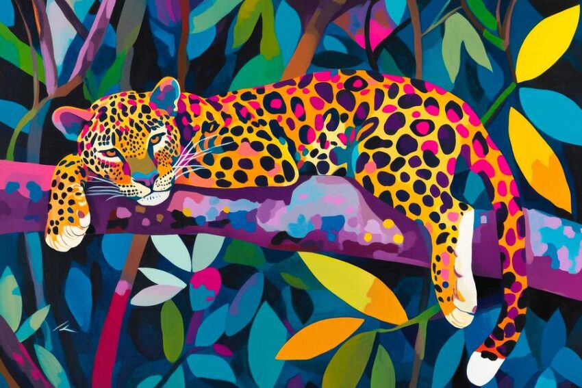 Jaguar im Dschungel