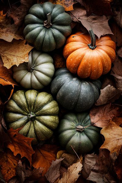 Kürbisse im Herbst