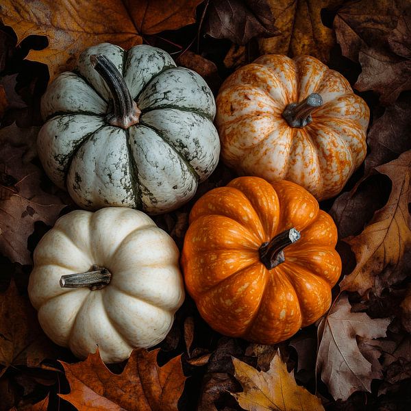 Kürbisse im Herbst