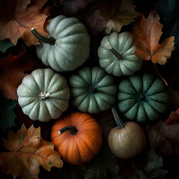 Kürbisvielfalt Herbst