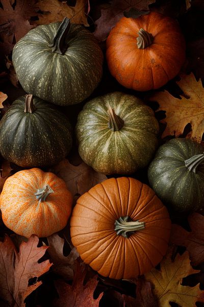 Kürbisvielfalt Herbst