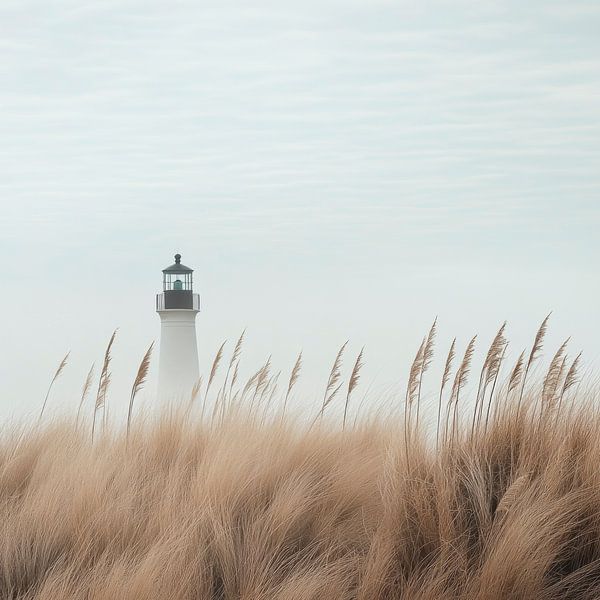 Leuchtturm im Nebel