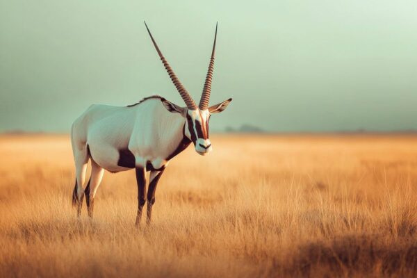 Oryx in der Savanne