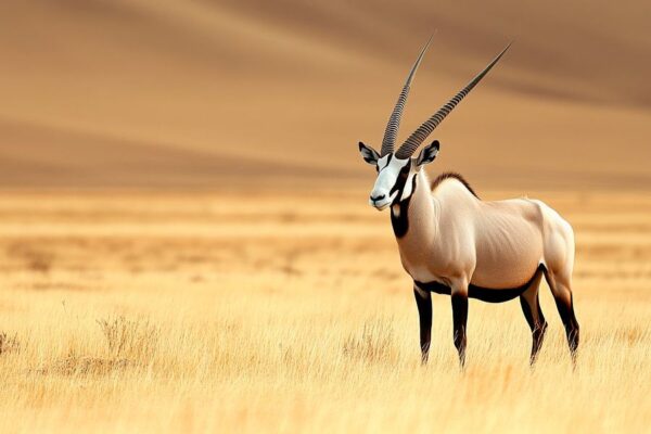 Oryx in der Wüste