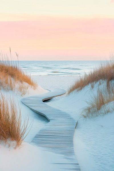 Strandweg Abendstimmung