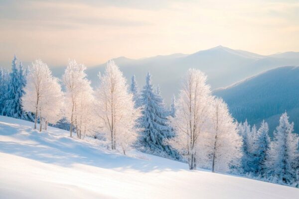 Winterlandschaft Schnee