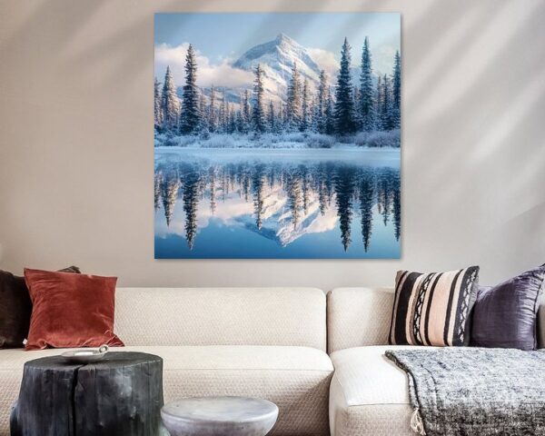 Winterlandschaft Spiegelung