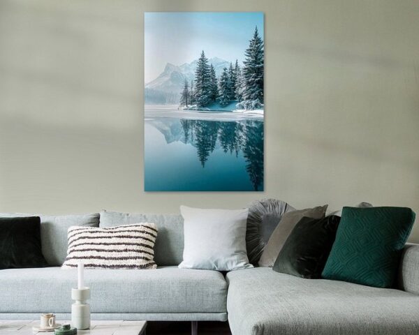 Winterlandschaft Spiegelung