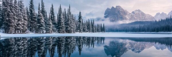 Winterliche Berglandschaft