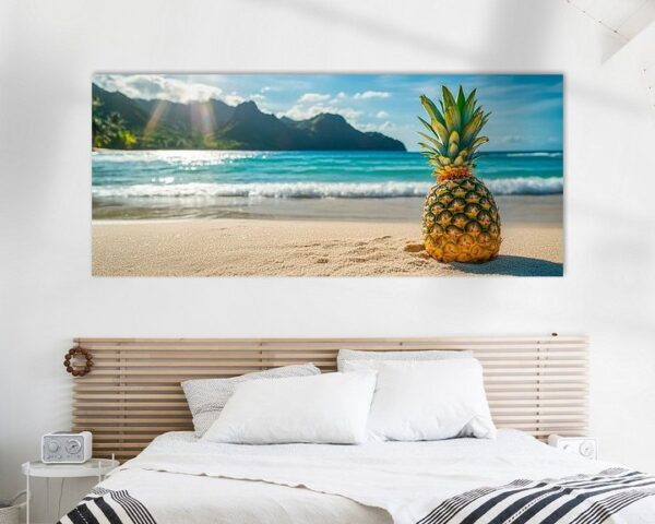 Ananas am Strand – Tropisches Paradies