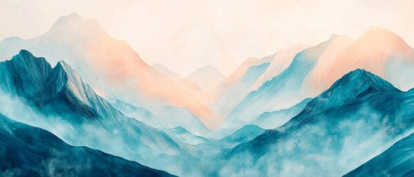 Berglandschaft Aquarell