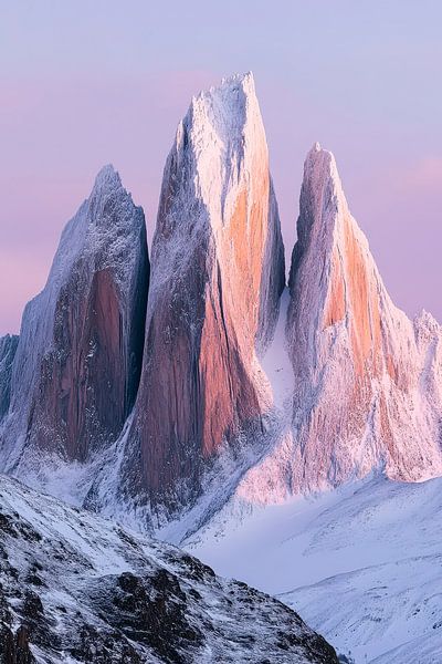 Berglandschaft im Morgenlicht