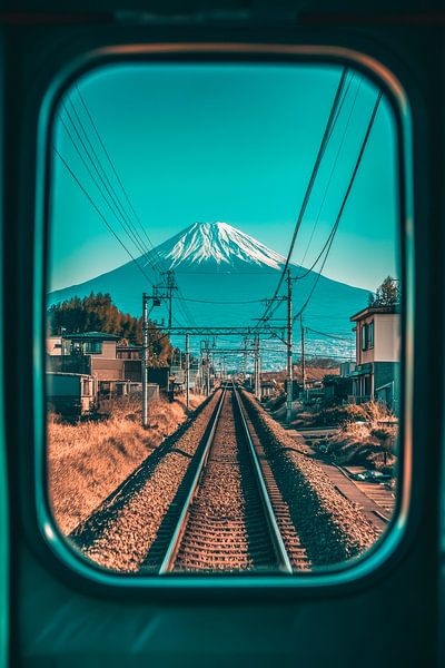 Blick auf den Fuji – Zugreise Impression