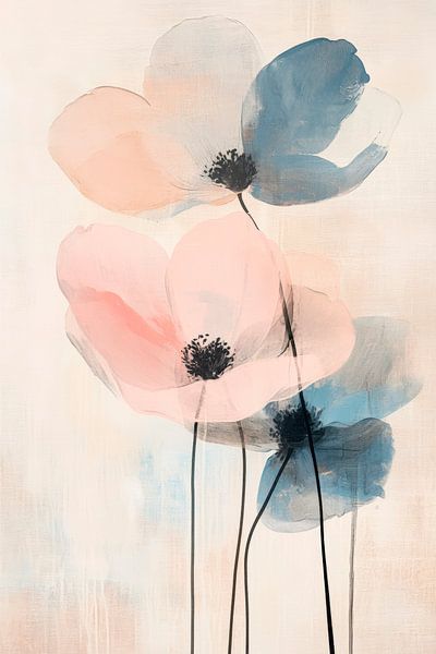 Blüten träumen – Aquarell-Eleganz