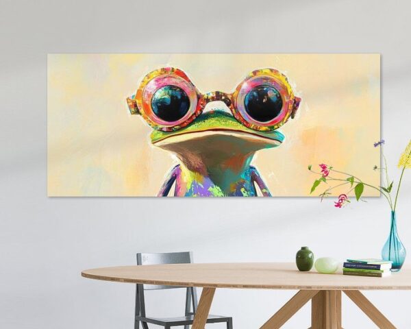 Bunte Augen der Weisheit – Frosch