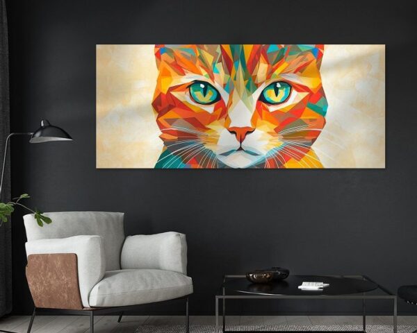 Bunte Katzenaugen – Kunst der Farben Feline Farbenpracht –