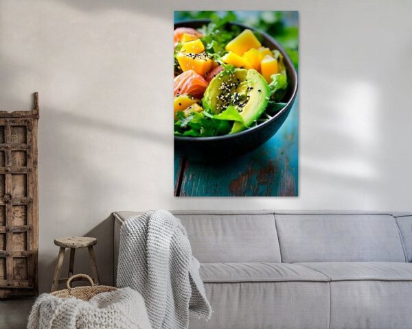 Bunte Salatvariation mit Avocado und Mango