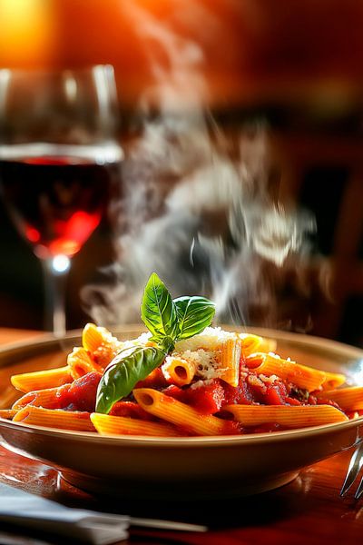 Dampfenede Pasta mit Rotwein – Genussmoment