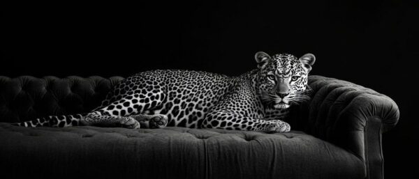 Eleganter Leopard