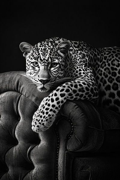 Eleganter Leopard