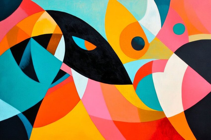 Farbenspiel der Emotionen – Abstrakt
