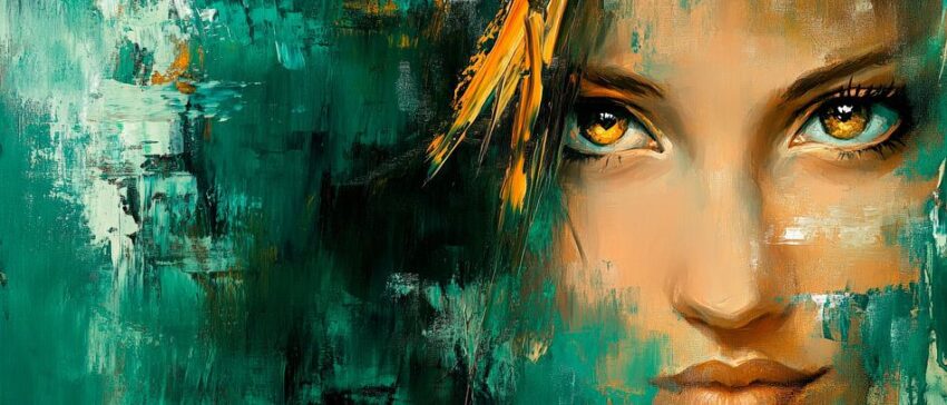 Faszination der Augen – Farbenfrohe Portraitkunst